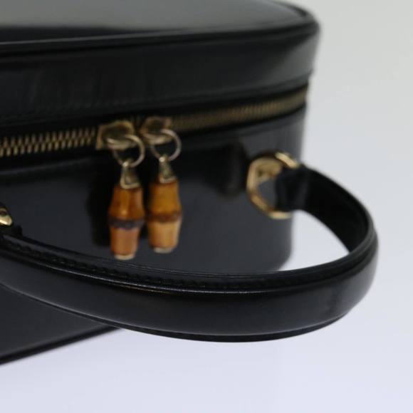 GUCCI Hand Bag Patent leather Black 000 270 0323 Auth 68516 - Picture 7 of 16